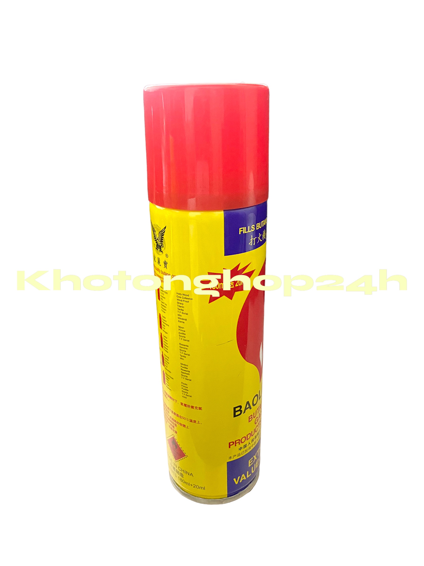 Gas Bật lửa Hộp quẹt 200ml - Khotonghop24h