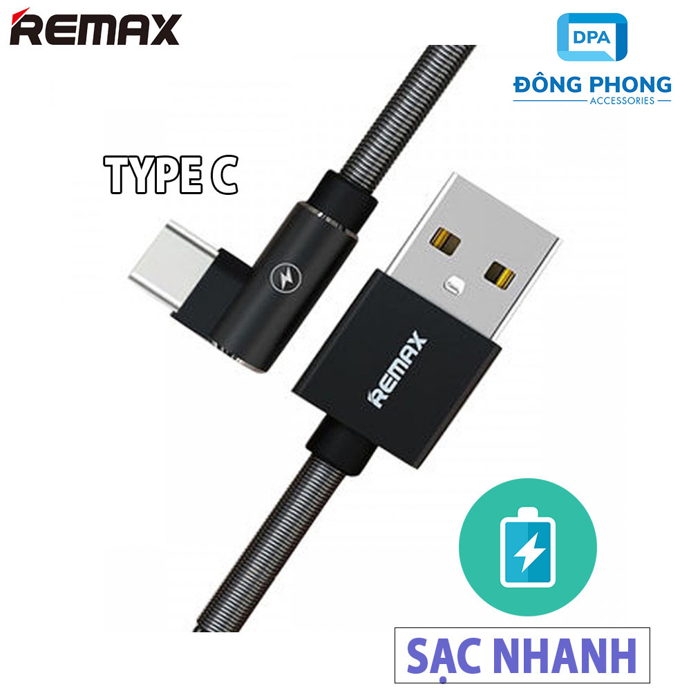 Cáp Sạc Nhanh Remax RC-152a Cổng Type C Chính Hãng