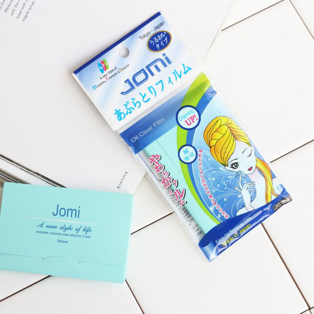 Giấy Thấm Dầu Jomi Face Oil Remover Film [1 Gói 70 Miếng]