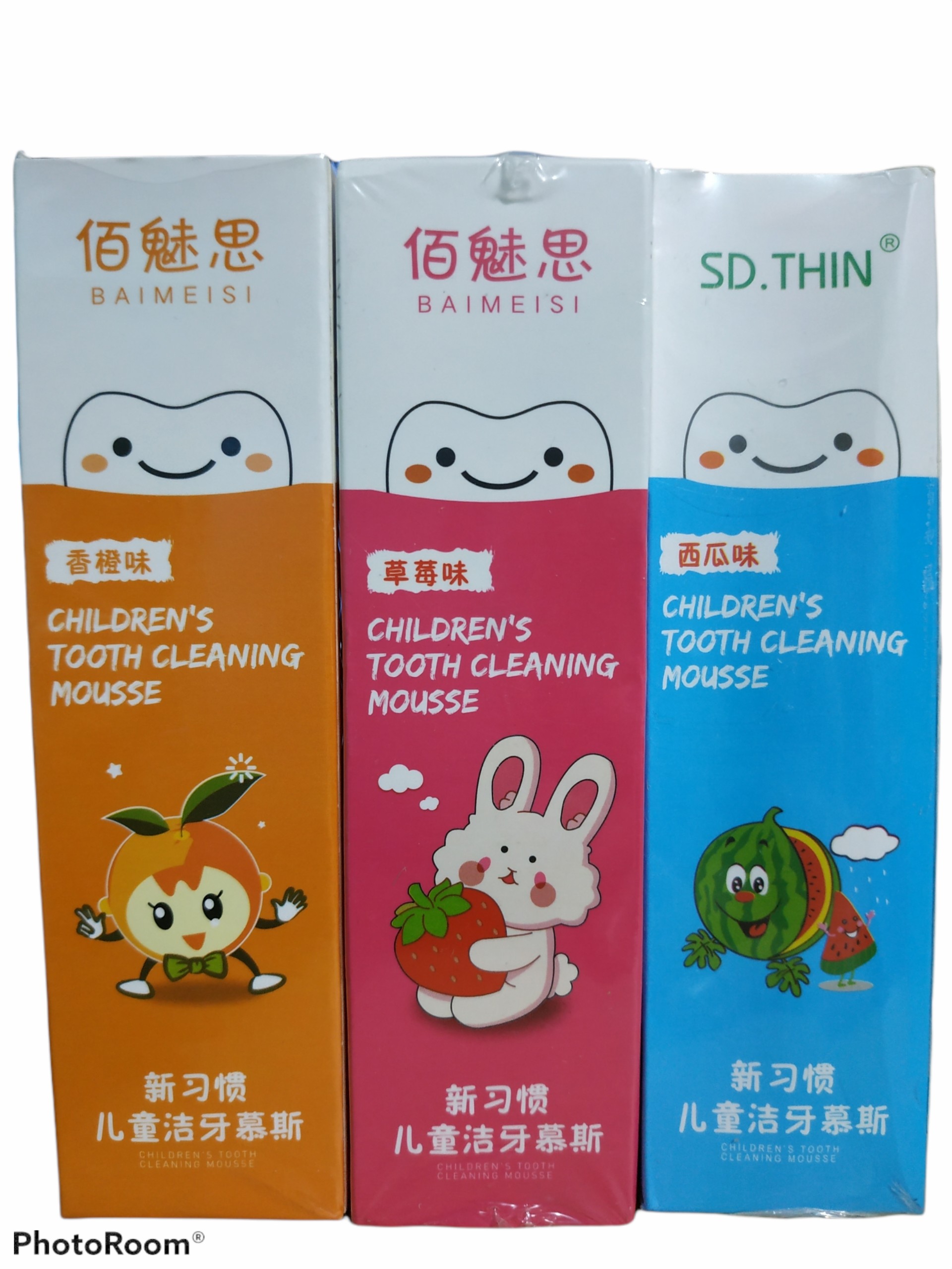 Kem đánh răng tạo bọt - hương vị trái cây thích hợp dùng cho bàn chải chữ U