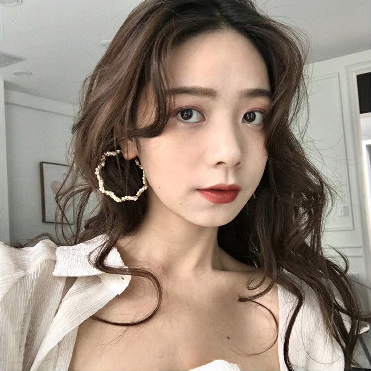[HCM]Bông tai vòng tròn đính hạt