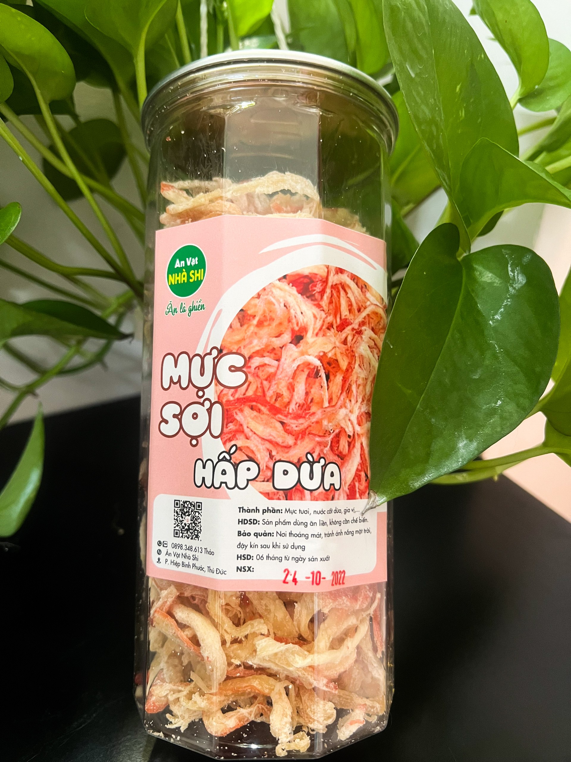 Mực Sợi Hấp Dừa