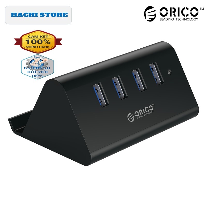 Bảng giá HUB USB 3.0 4 Cổng kiêm giá đỡ điện thoại Orico SHC-U3 - Hàng phân phối Chính Hãng Phong Vũ