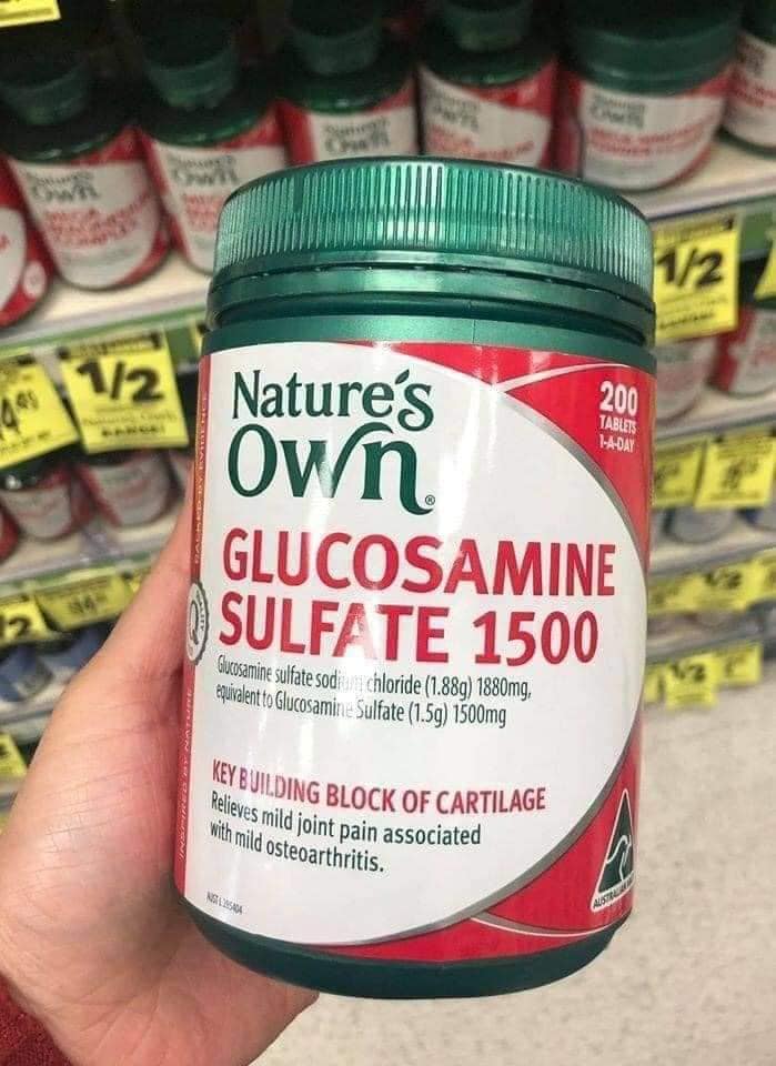 Nature's Own Glucosamine Sulfate 750Mg 400V Tablets