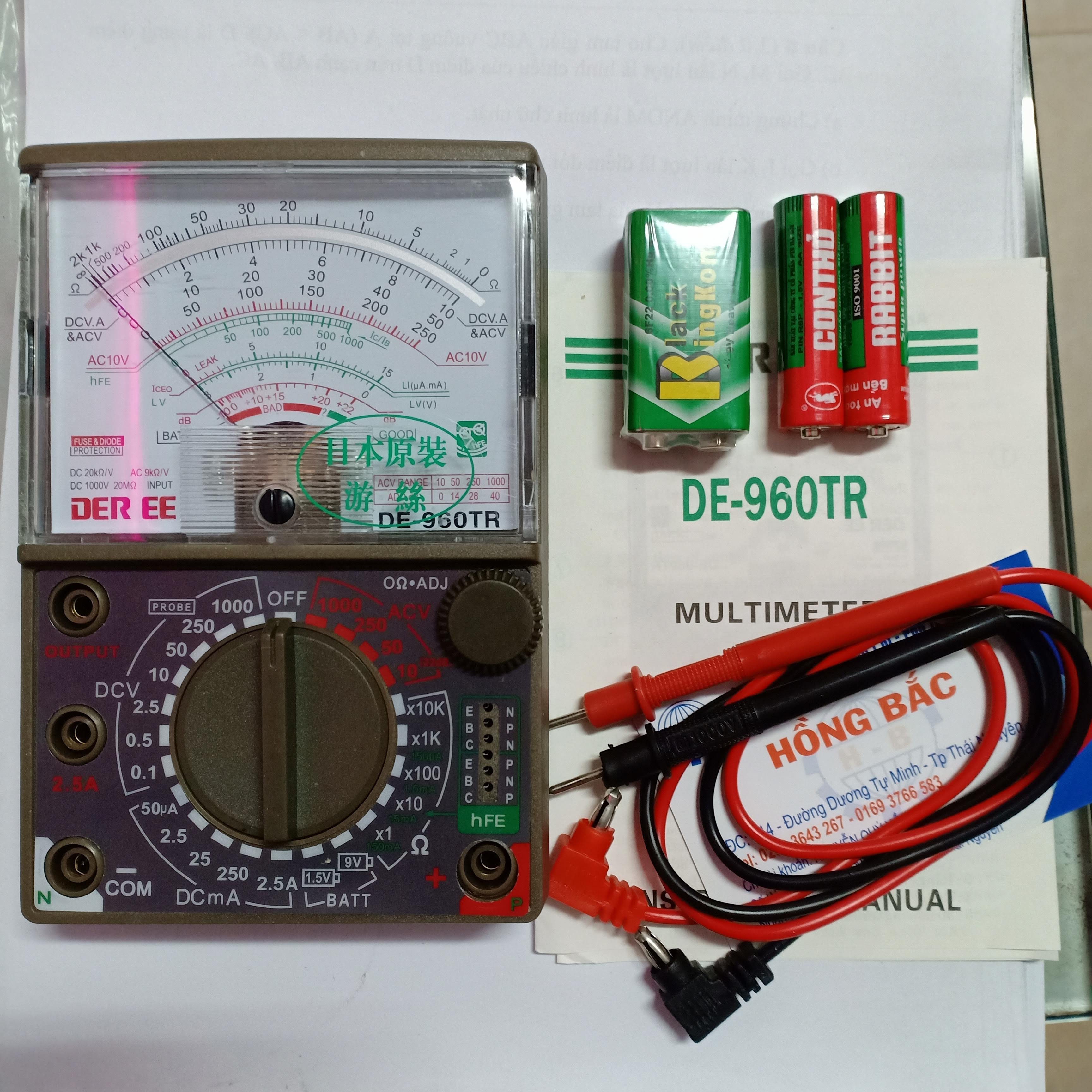 Đồng hồ đo vạn năng samwa de-960tr