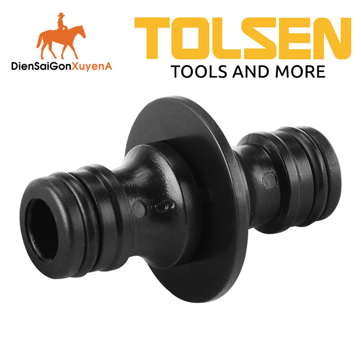 Khớp nối nhanh 2 đầu TOLSEN 57112 Fi 21 - nối nhanh 2 đầu ống nước Fi 21 - Điện Sài Gòn Xuyên Á