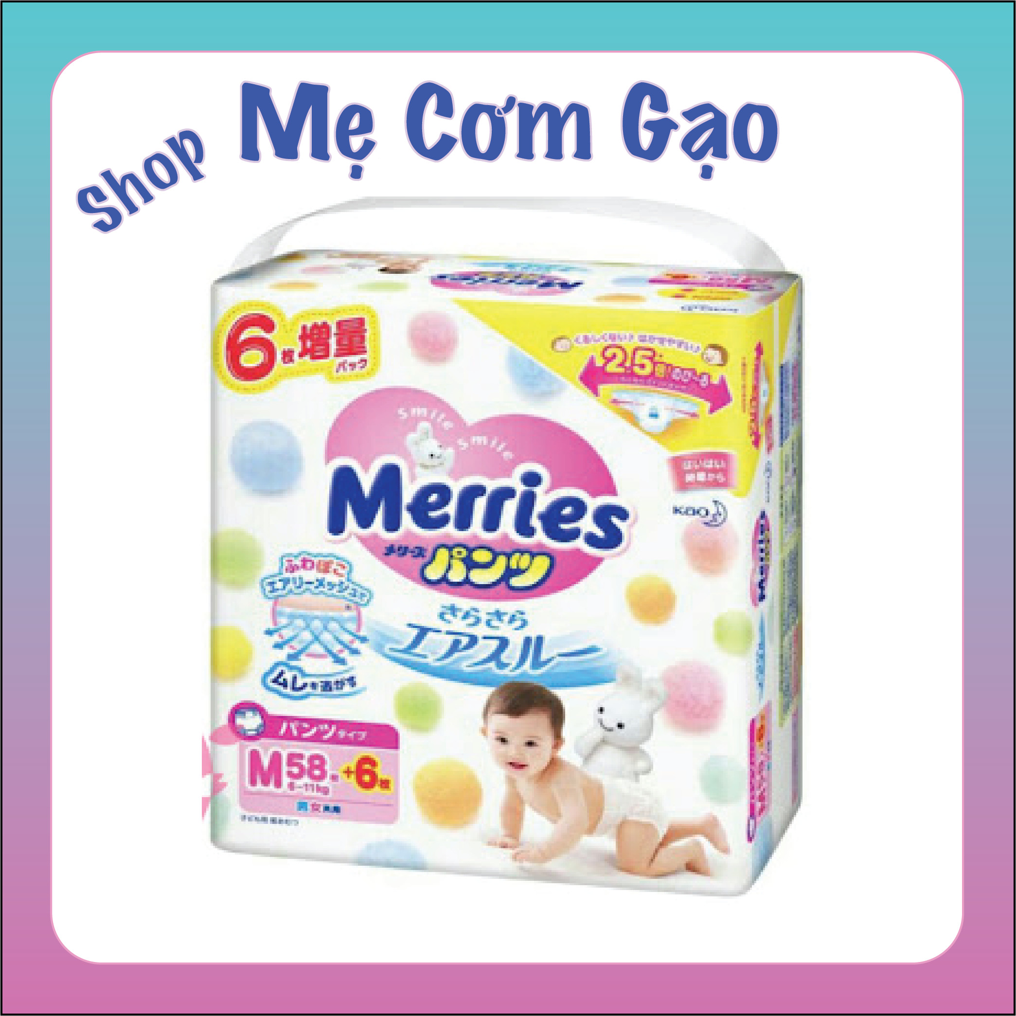 [HCM] Bỉm tã dán/quần Merries nội địa nhật dán đủ size