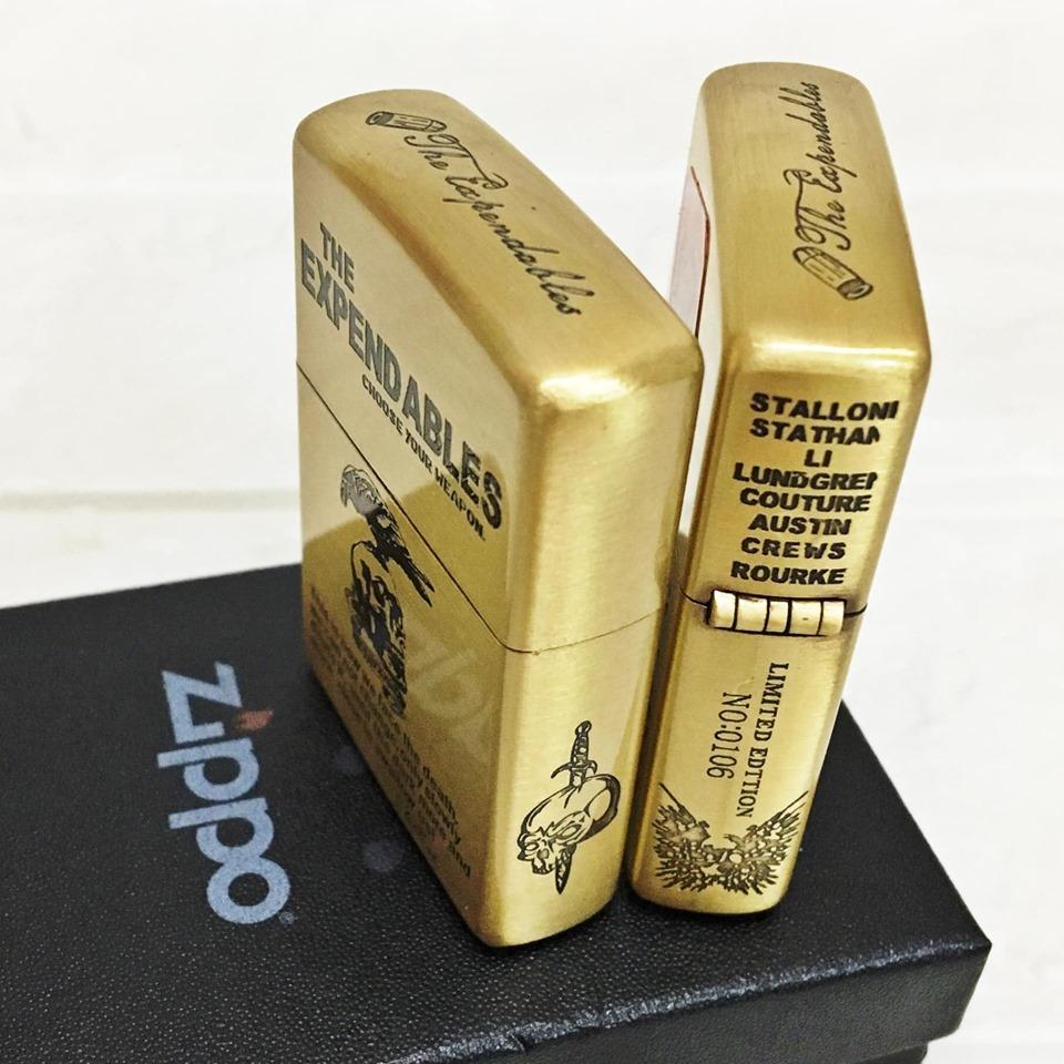 [HCM]Hột quẹt zippo mỹ USA tem đỏ