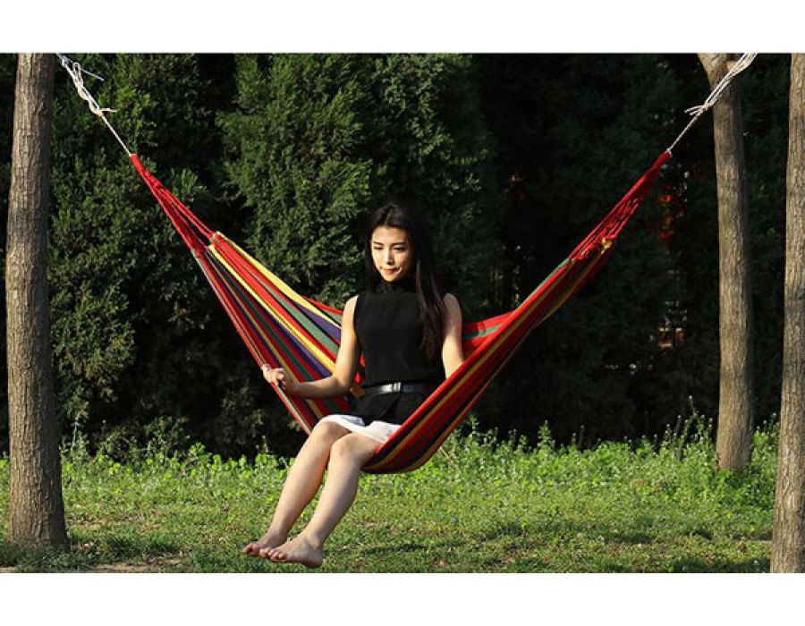 Võng Du Lịch Sợi Đan Size 180x80cm