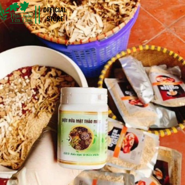 Bột Rửa Mặt Thảo Mộc, Giảm Mụn, Giảm Nhờn, 200g