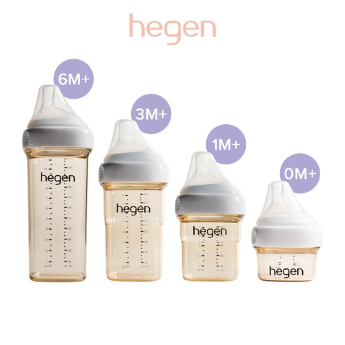 Bình sữa cao cấp Hegen Feeding Bottle PPSU 150ml - 240ml - 330ml [Cam kết chính hãng]