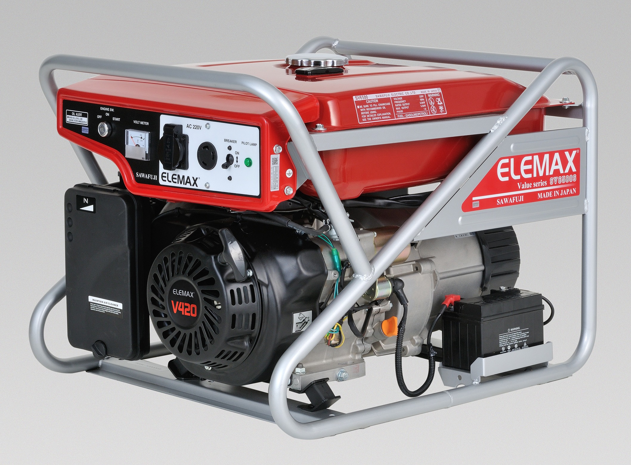 [HCM]MÁY PHÁT ĐIỆN ELEMAX SV6500 5KVA