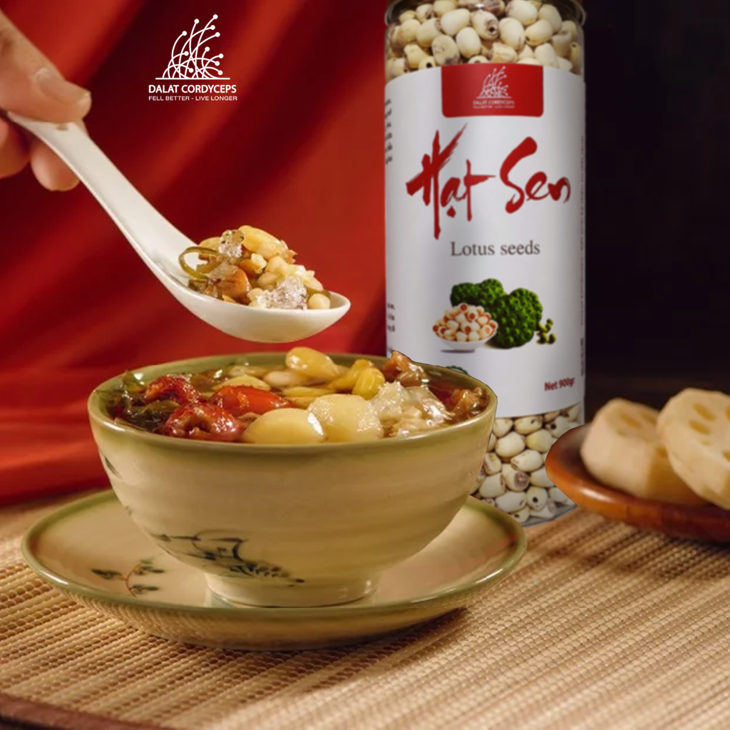 Hạt sen sấy khô - Dalat Cordyceps - hạt tịnh tâm