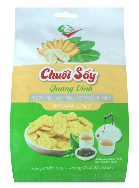 Chuối sấy Quang vinh