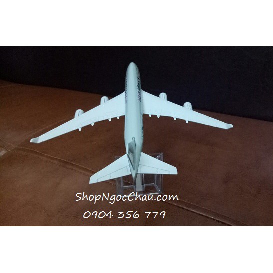 Mô hình máy bay tĩnh B747 Qatar Airlines 16cm