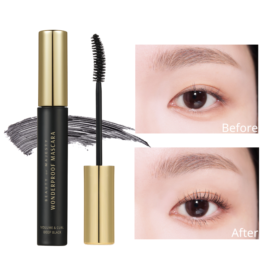 BOM WONDERPROOF MASCARA VOLUME&CURL #01 DEEP BLACK 8G