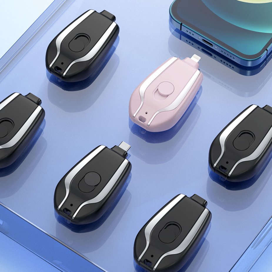 Móc khoá kiêm sạc dự phòng mini 2in1tiện lợi
