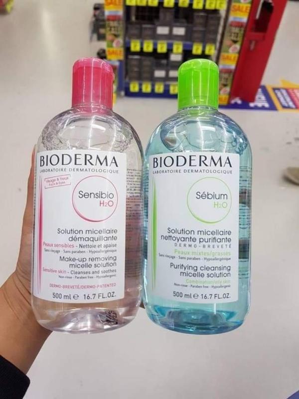 Nước tẩy trang Bioderma Crealine, Sensibio H2O 500 ml cao cấp