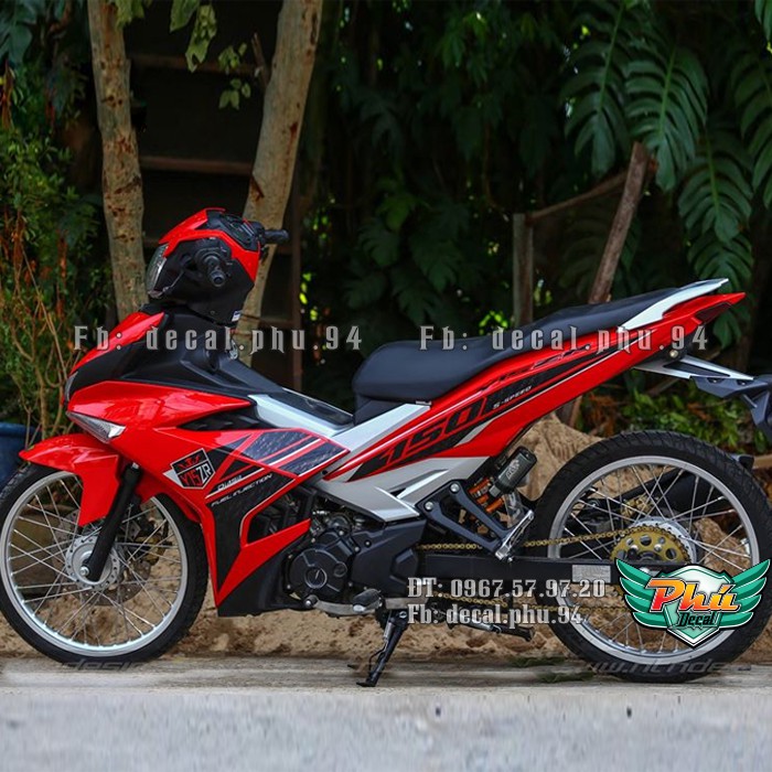 Tem rời ex 150 y15 zr đỏ full