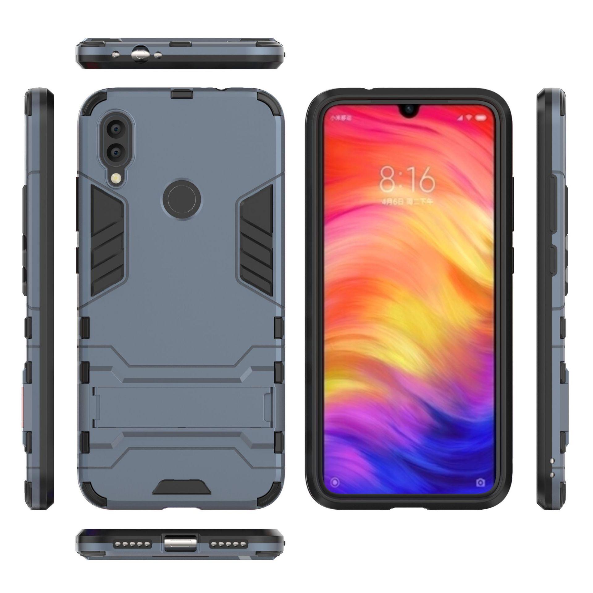 Ốp lưng chống sốc Iron Man Xiaomi Redmi Note 7, Redmi Note7, Xiaomi note7(Tặng kính cường lực trong suốt)