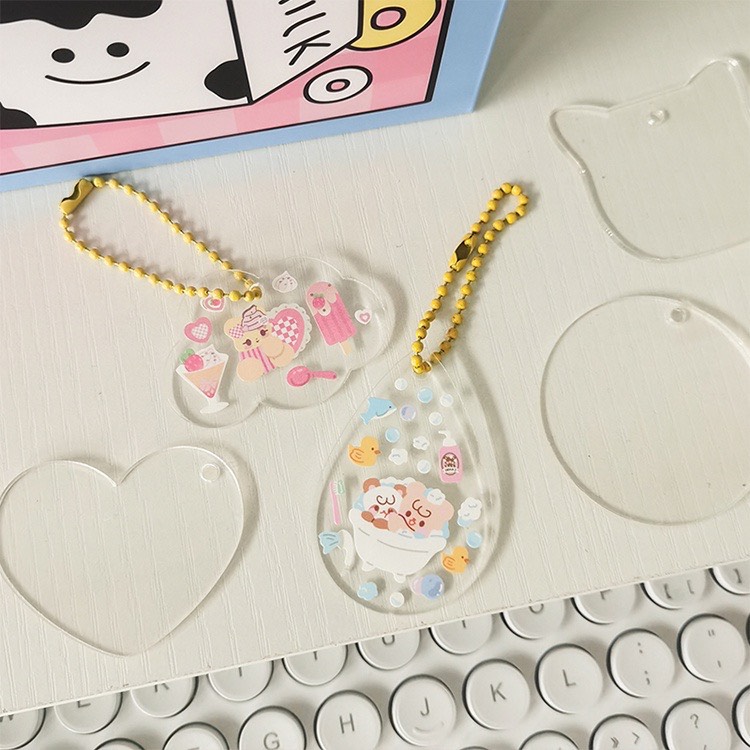 [MK06] DIY Keychain móc khóa acrylic tự trang trí dễ thương