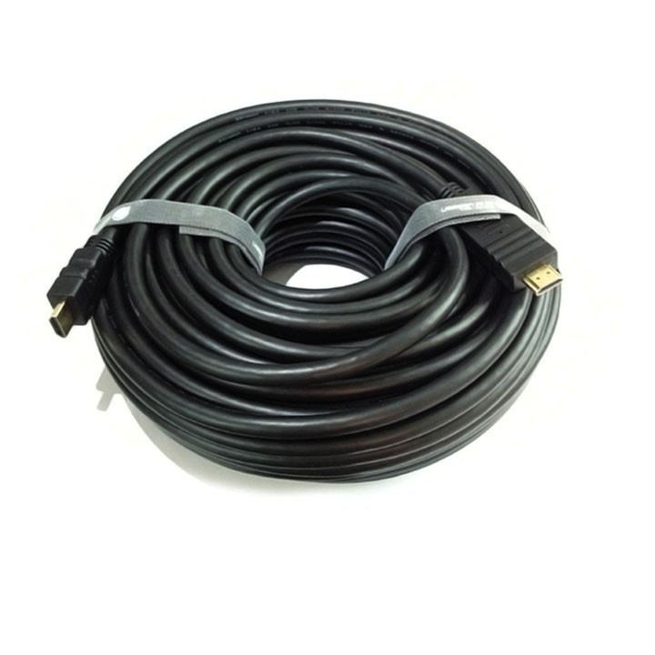 Dây cáp HDMI 15M tròn đen trơn Full HD