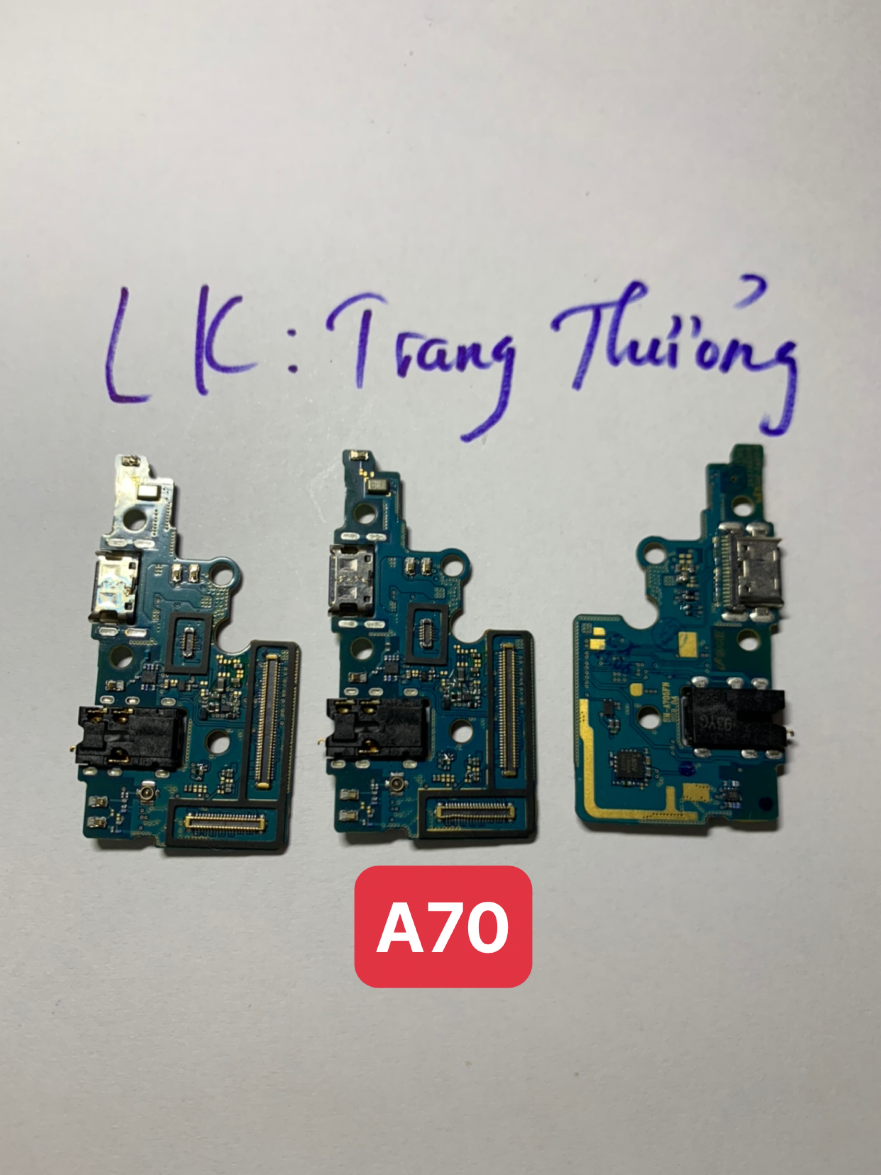 Cụm bo sạc -chân sạc zin mới điện thoại sam sung a70-cụm bo zin