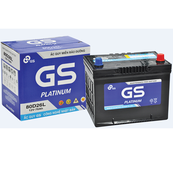 [HCM]Ắc quy GS MF 80D26L