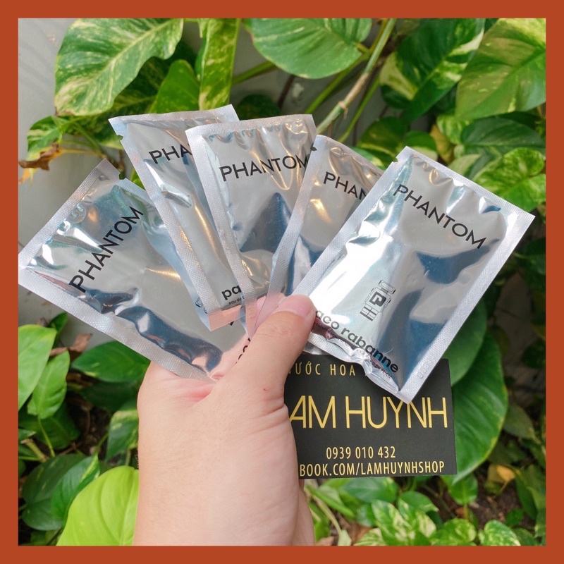 [ CHÍNH HÃNG] Vial nước hoa PHANTOM PACO RABANNE 1,5ml