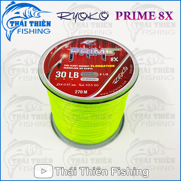 Cước Câu Cá Ryoko Thái Lan Prime 8X