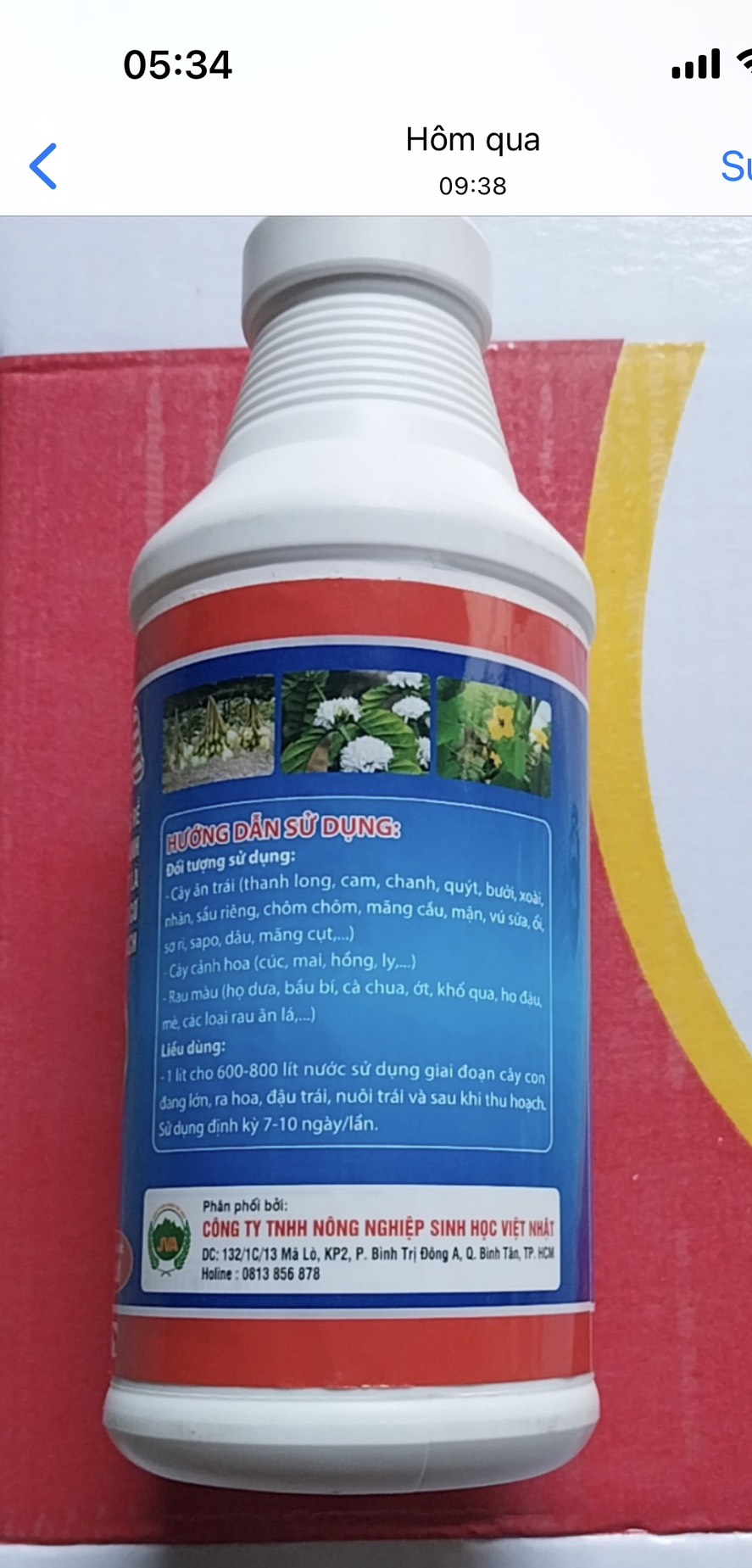 Phân bón hữu cơ sinh học Root USA