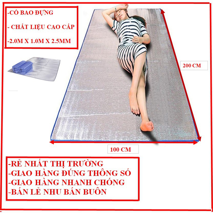 [CÓ TÚI ĐỰNG]Chiếu ngủ trưa cá nhân văn phòng dày 3.5mm