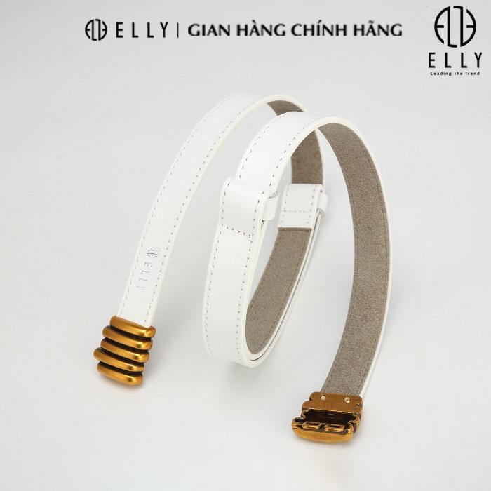[Brand Day] Dây thắt lưng nữ cao cấp da thật ELLY – ED72
