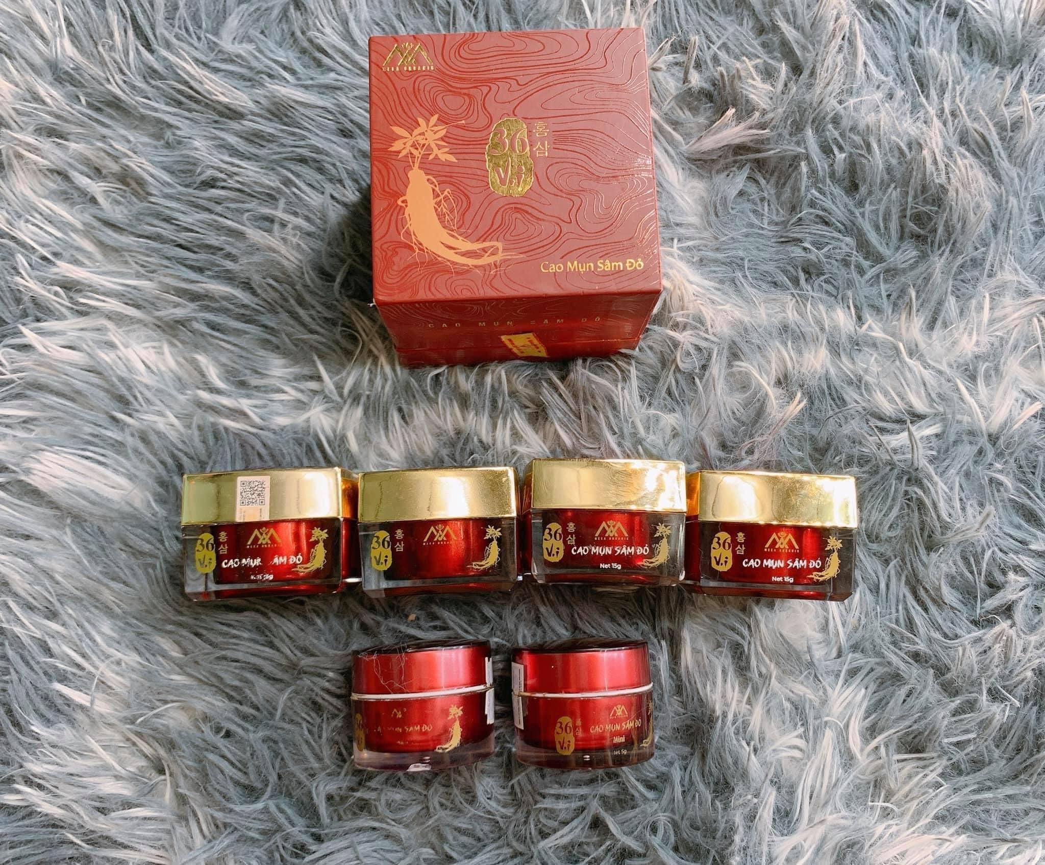 [HCM]Cao Mụn Sâm Đỏ (15g/hộp) Chính Hãng Meea Oranic