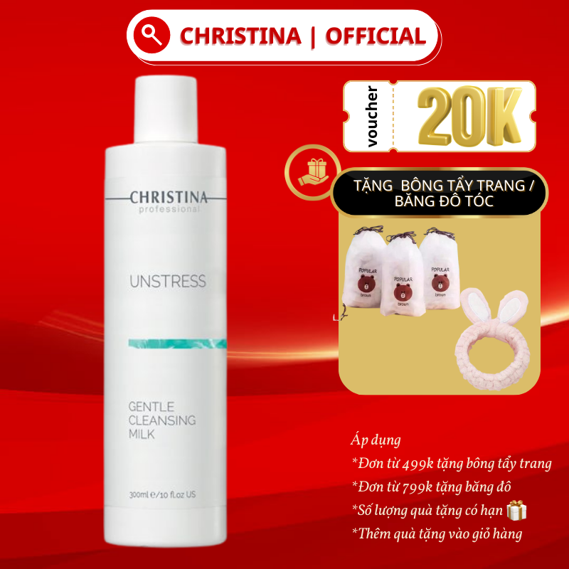 Christina Unstress Gentle Cleansing Milk 300ml