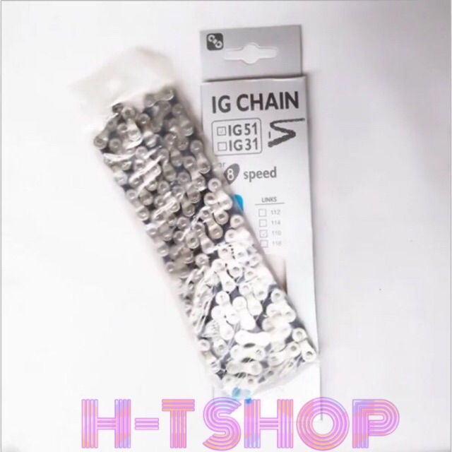 Xích sên xe đạp Shimano IG51 8 Speed