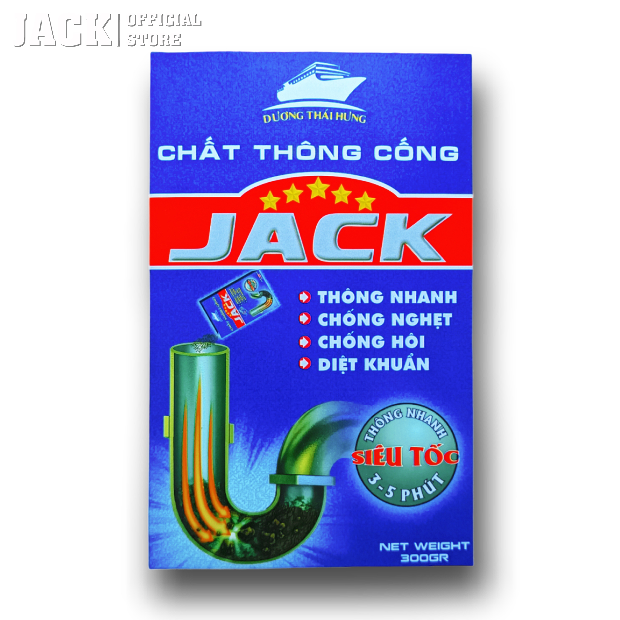 Bột Thông Cống, Thông Cầu Cực Mạnh Jack 300Gr