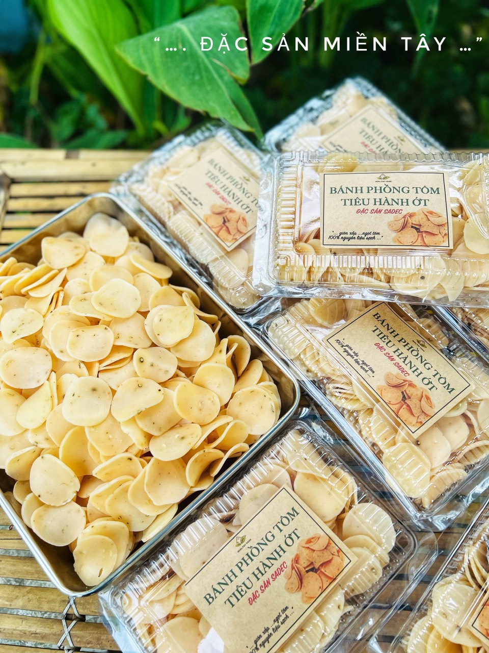 Bánh phồng tôm tiêu ớt loại ngon