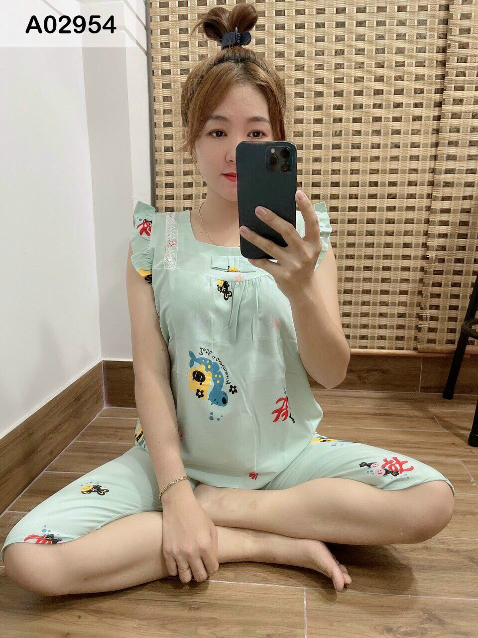 Set Bộ Kate Lụa Lững Dễ Thương
