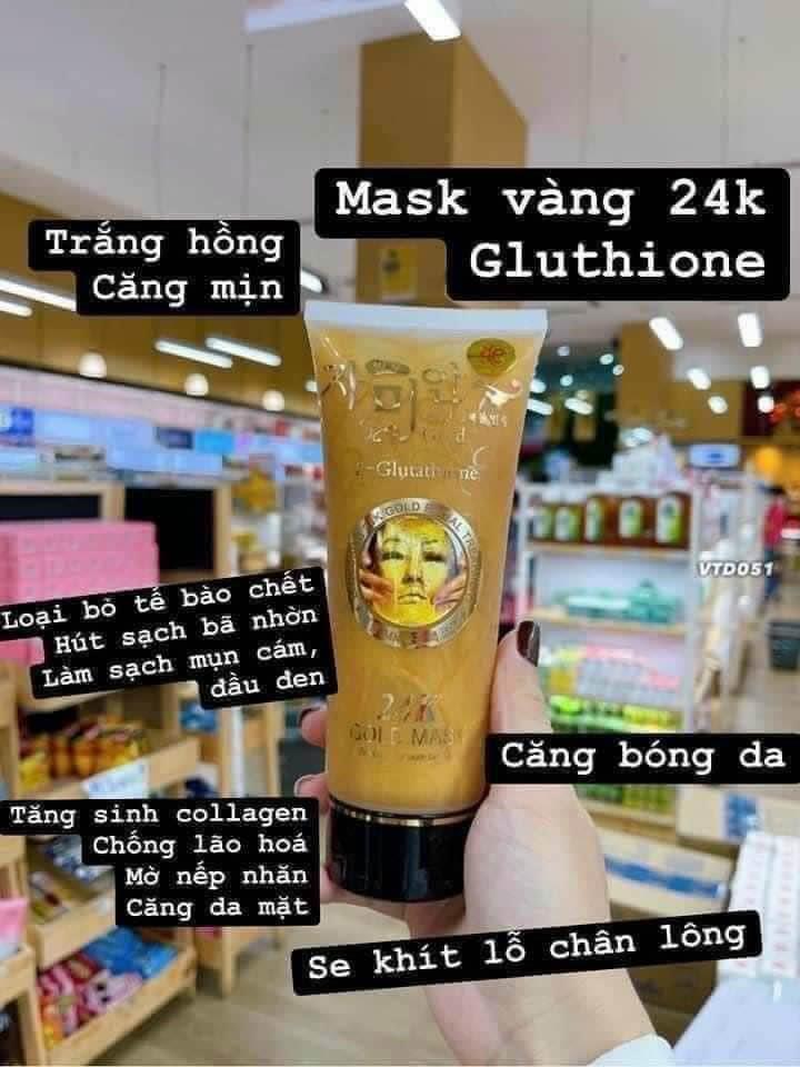 Mặt nạ collagen vàng 24k tuýp