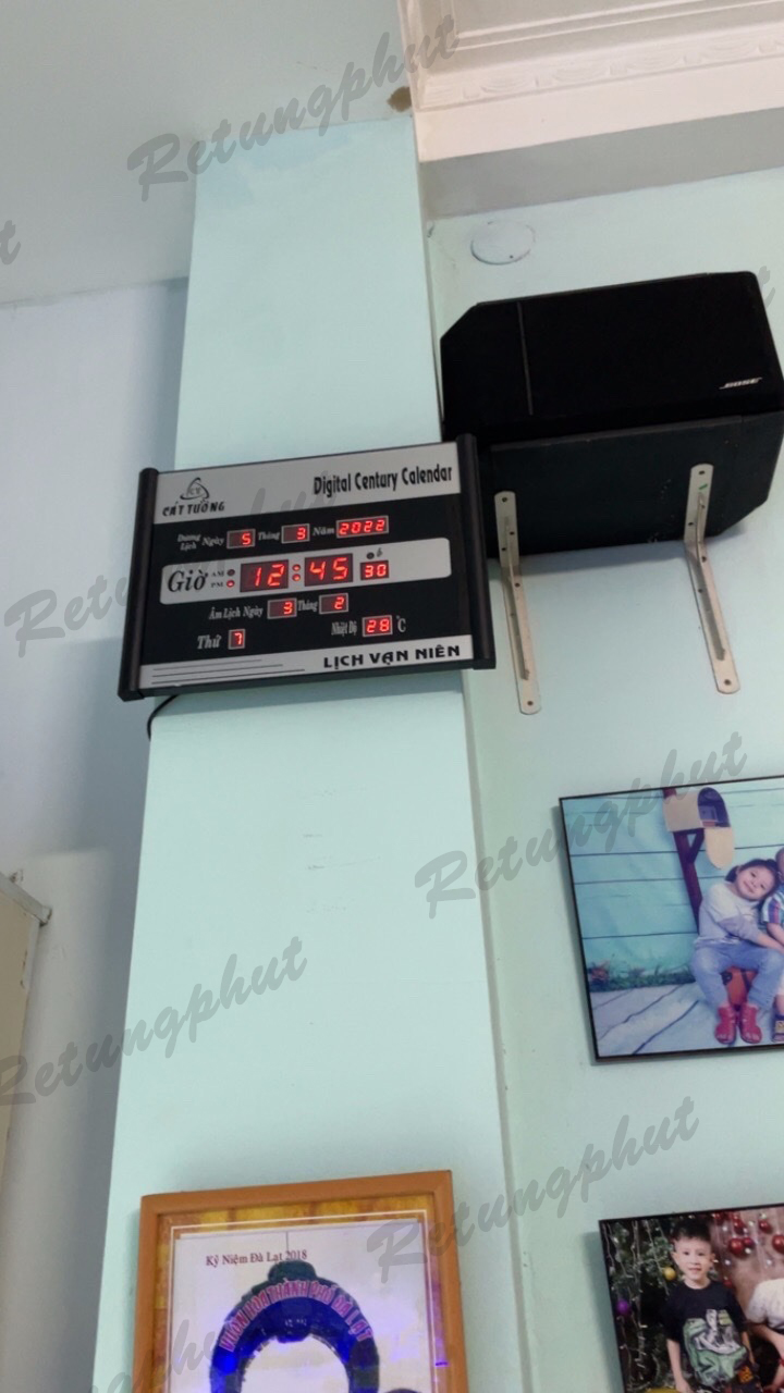 Đồng hồ Lịch Vạn Niên Treo Tường 3A