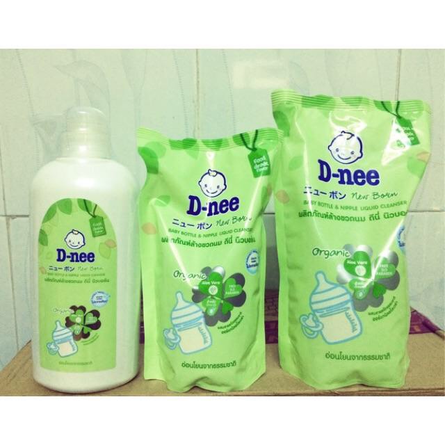 [HCM]Combo 3 Túi Nước Rửa Bình Sữa Dnee Thái Lan 550ML