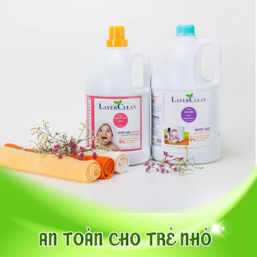 Nước giặt hữu cơ hương Gió biển Layer Clean 5L