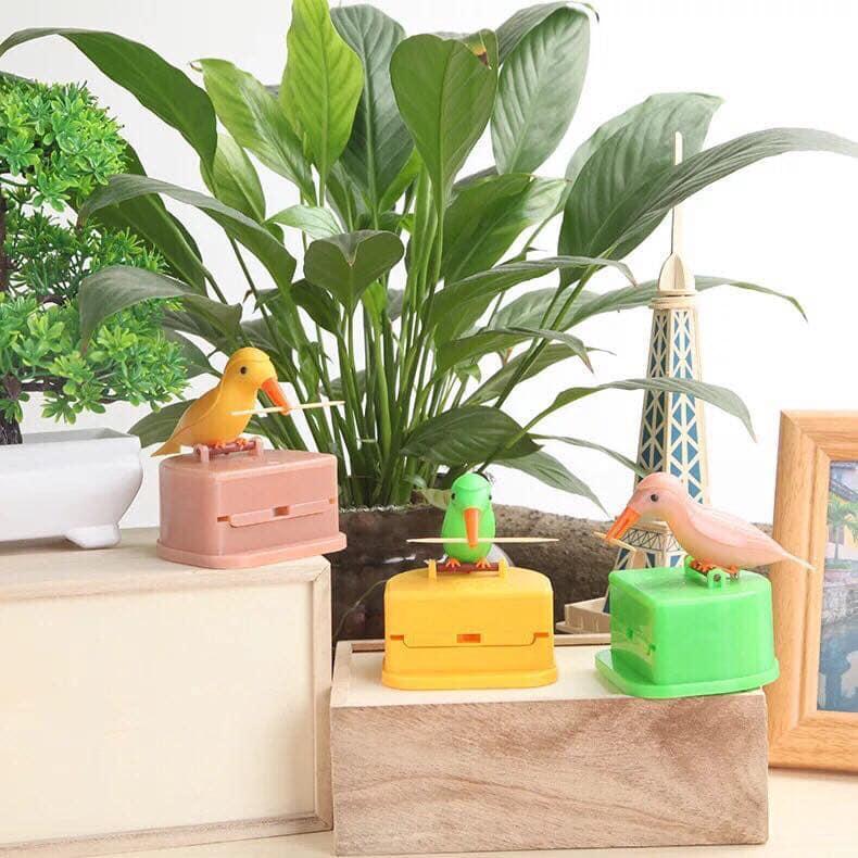 Goodmaket-chim mổ gắp tăm siêu hot,hộp đựng tăm,lọ đựng tăm,lọ tăm,ống đựng tăm,ống tăm