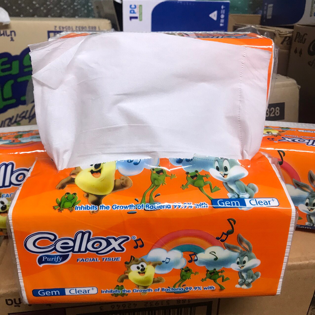 Combo 3 bịch khăn giấy rút lụa cellox 260 tờ/gói siêu dai mịn - lee's home