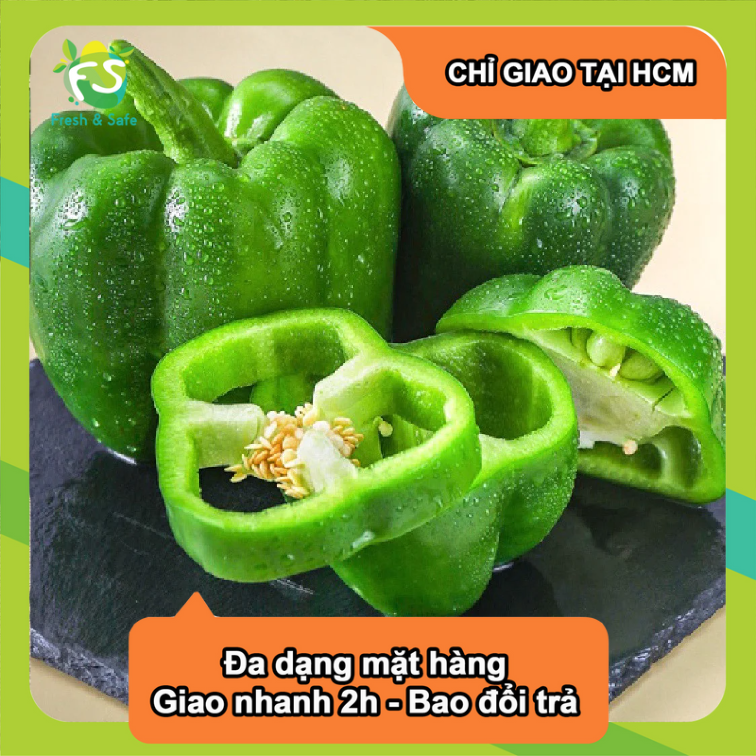 [Chỉ Giao HCM] Ớt Chuông Xanh - trái 150-200g