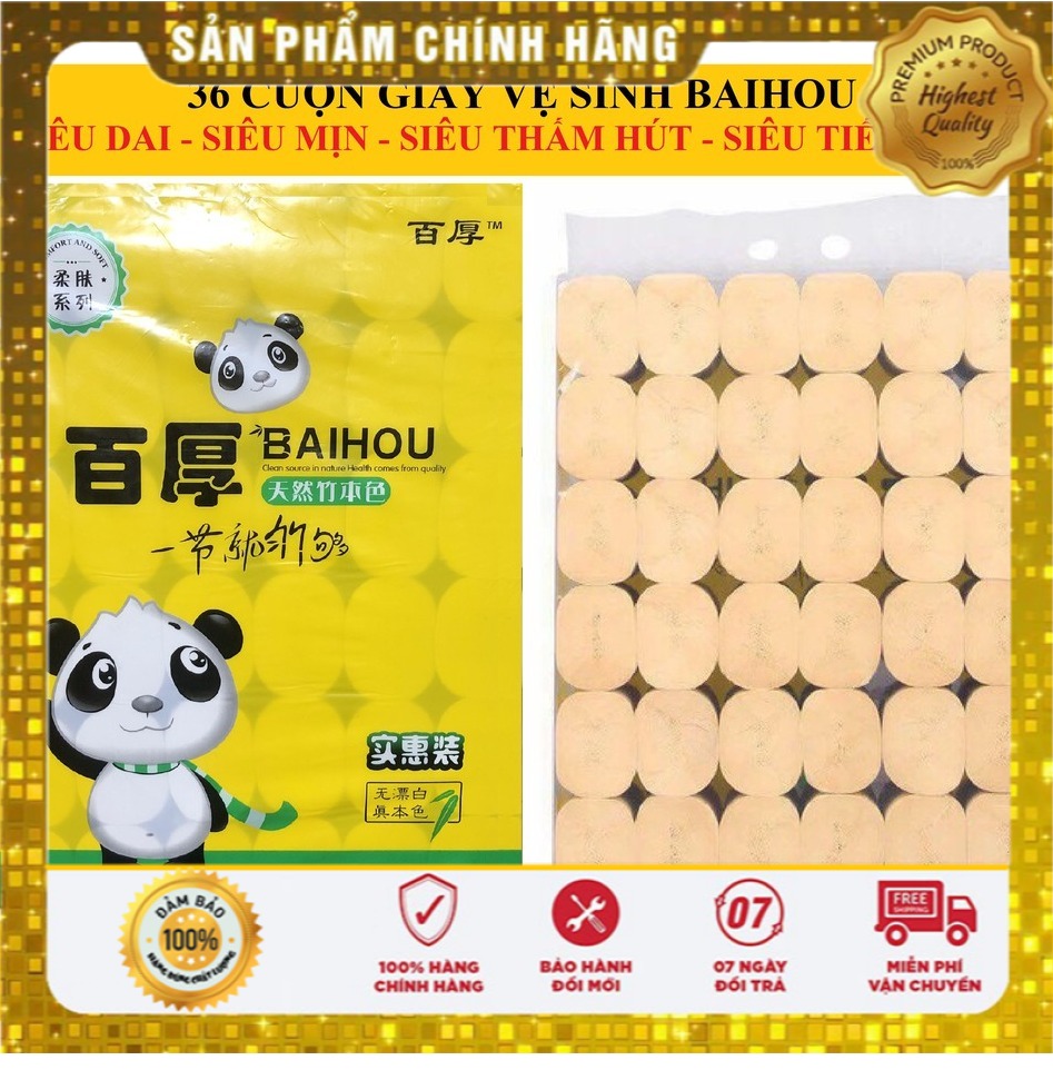 [ BẢO HÀNH 1 ĐỔI 1 ] [Combo 36 Cuộn] Giấy vệ sinh gấu trúc , giấy đa năng cao cấp, giấy gấu trúc, giấy hàng không siêu dai, không lõi, mịn, an toàn tuyệt đối, tiết kiệm chi phí,giấy vệ sinh gấu trúc sipao,giấy vệ sinh gấu trúc baihou