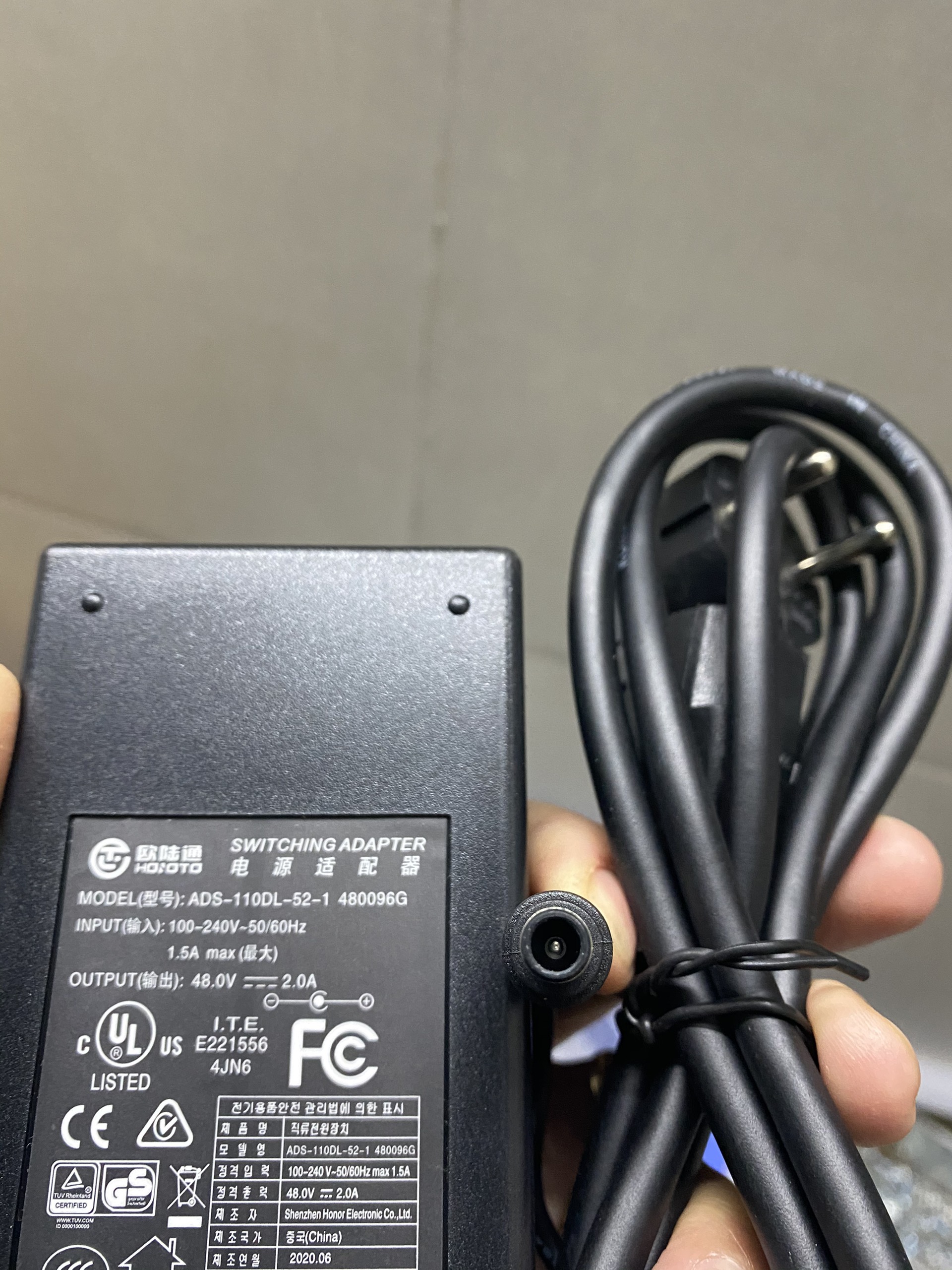Adapter - nguồn 48v 2A cho Switch POE
