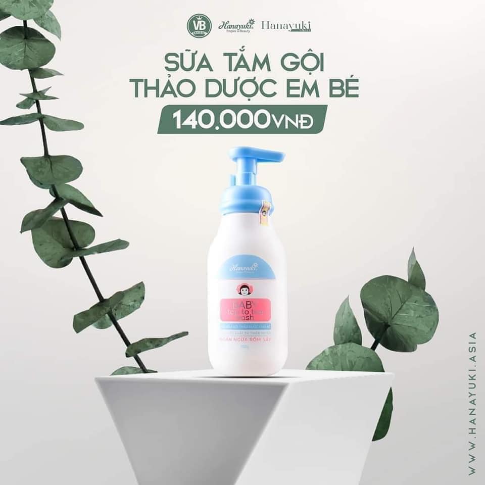 [HCM]Sữa Tắm Em Bé Hanayuki