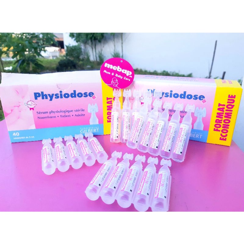 Nước Muối Sinh Lý Physiodose Pháp - Muối Hồng 5ml/1 tép